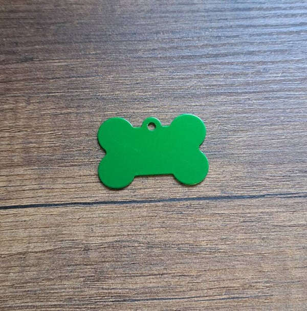 Médaille personnalisable chien - VERT