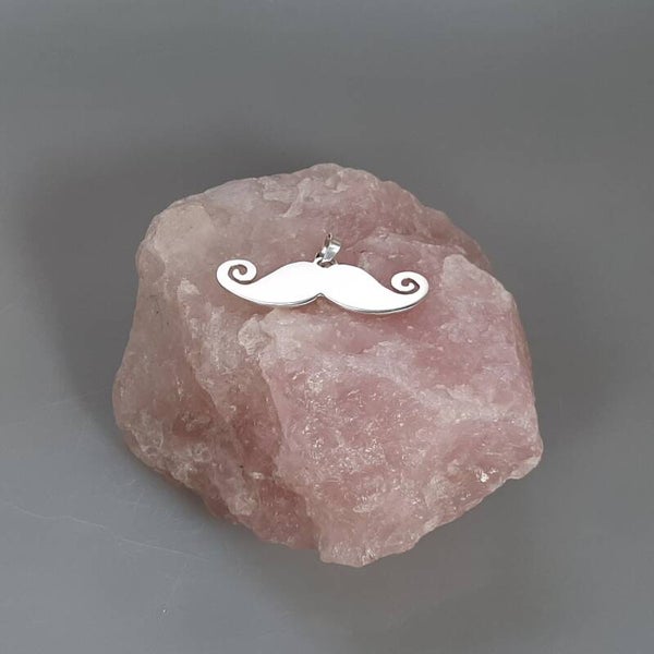 Zilveren hanger snor