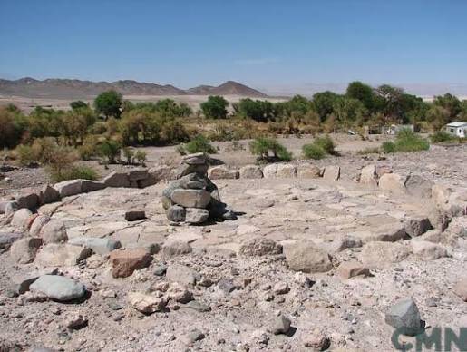 Spuren der Inka in Form von Ruinen eines Tambo
