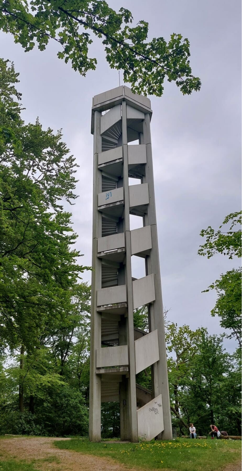 Panorama view tower / uitzichtstoren near Langenholzen