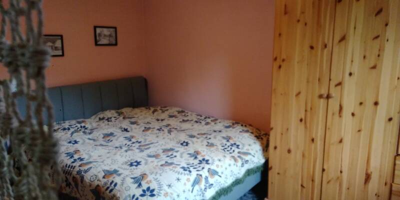Bed, wardrobe / hangkast in B&B FriesenStee