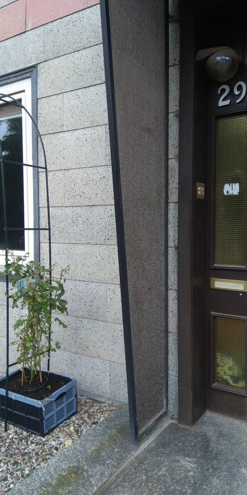 Entrance with rose bush Ingang met rozenstruik B&B FriesenStee