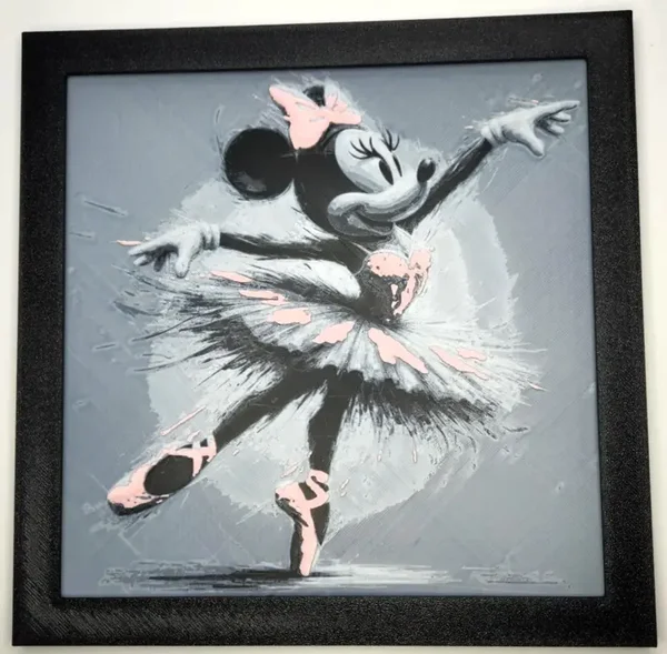 Minnie Mouse - Wall Art 20x20cm