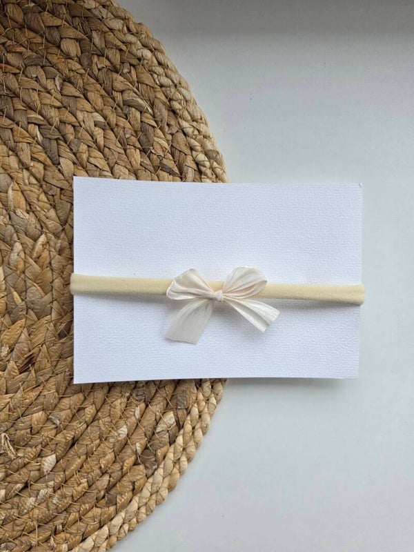 haarbandje strik white