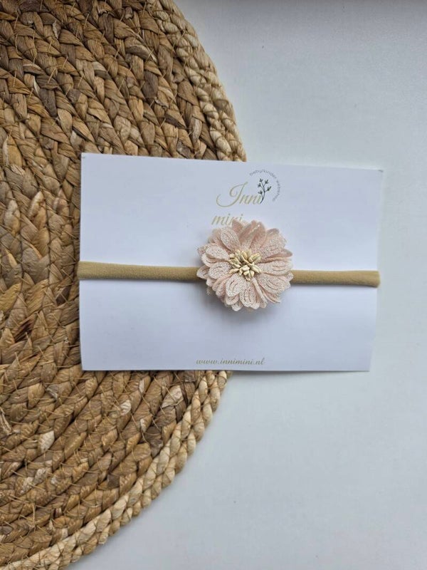 Haarbandje Bloom Beige