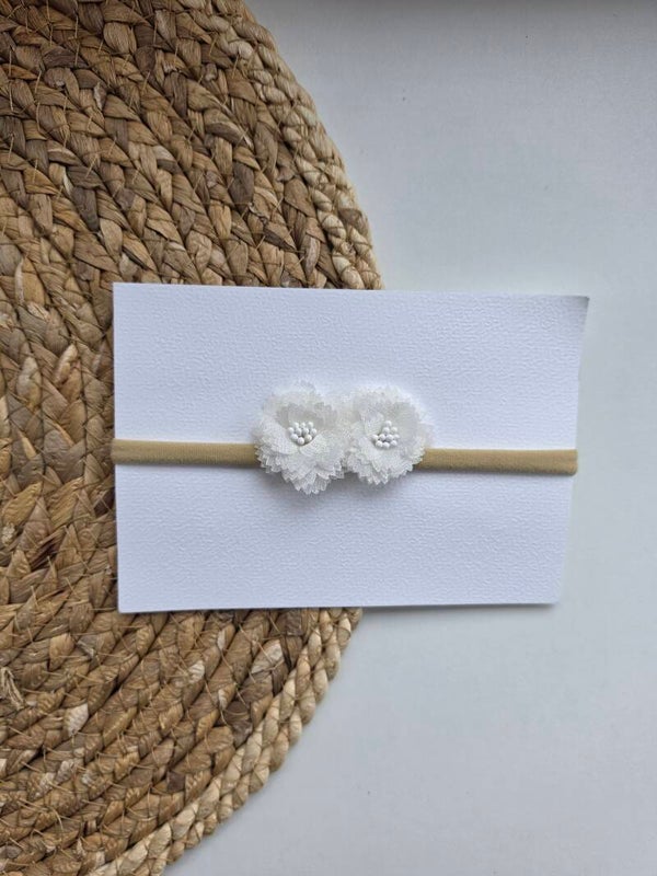 Haarbandje Daisy White
