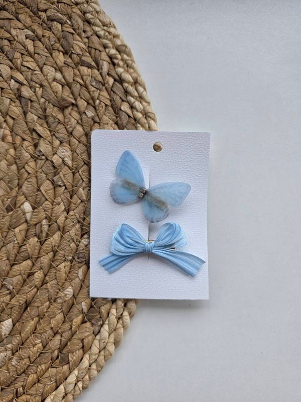 haarspeldje set blue