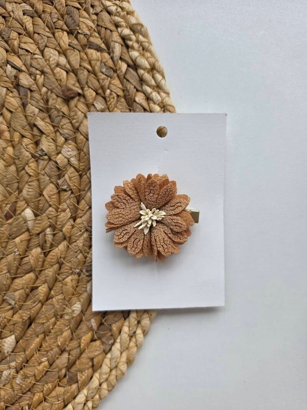 haarspeldje Bloom brown