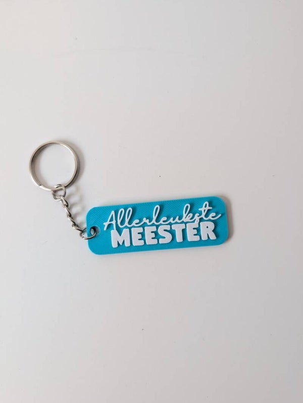 Sleutelhanger "Allerleukste Meester"