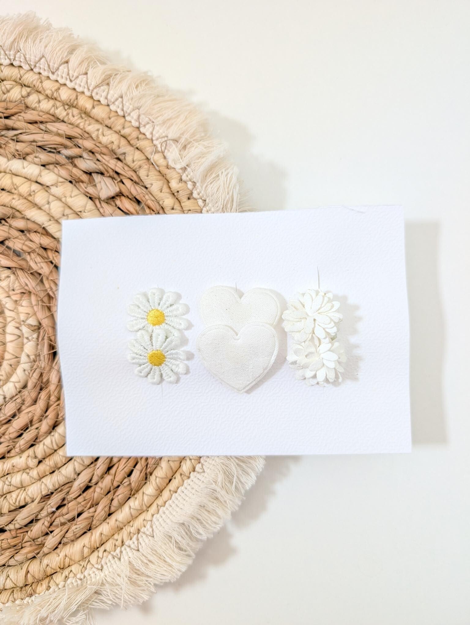 Anti-slip setje white Blossom