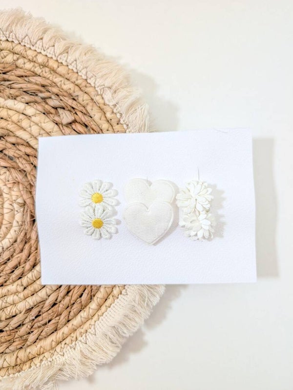 Anti-slip setje white Blossom
