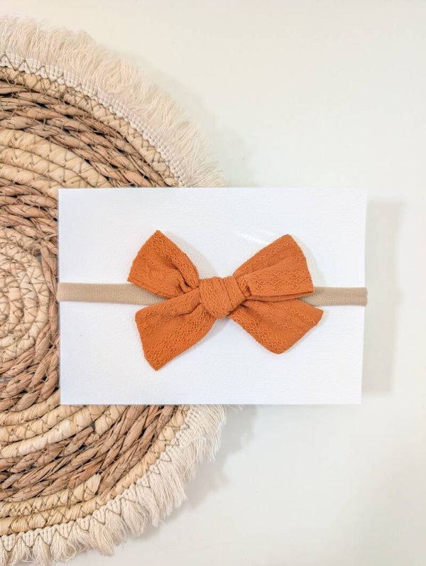 Haarbandje Brown Bow