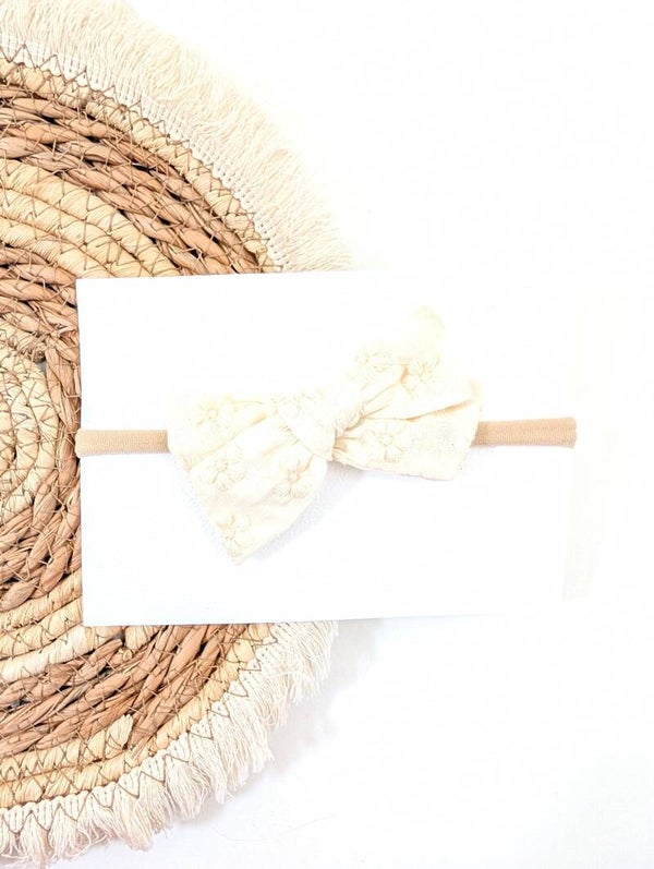 Haarbandje White Bow