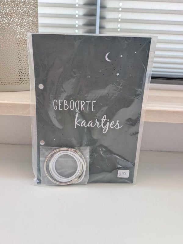 Bewaarbundel geboortekaartjes