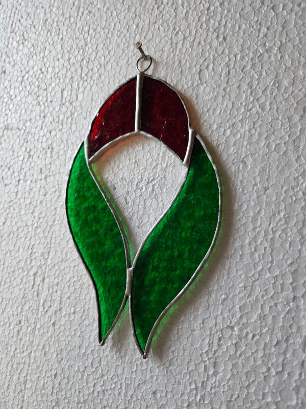 Suncatcher, rood/groen