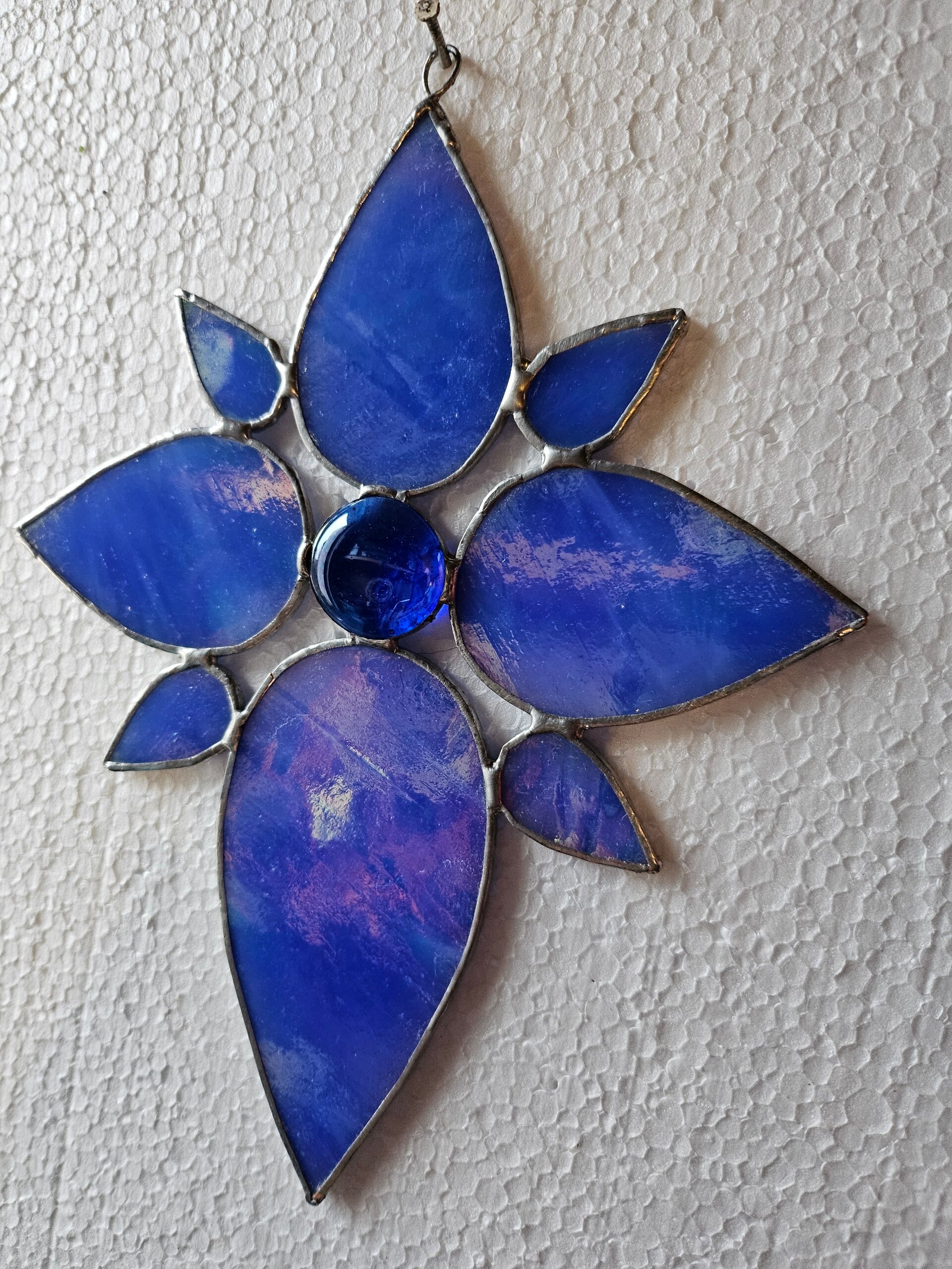Suncatcher, blauw, groot