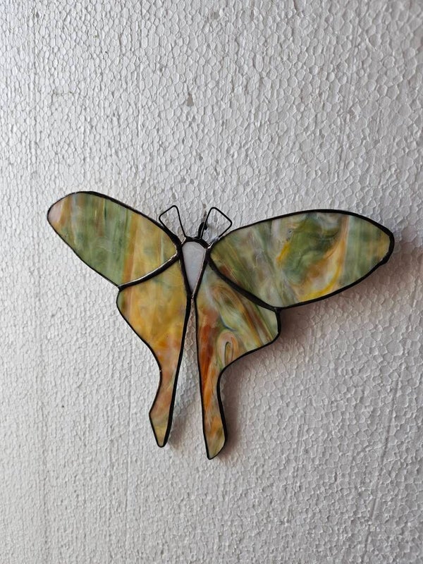 Luna moth, gemeleerde kleuren, pothanger