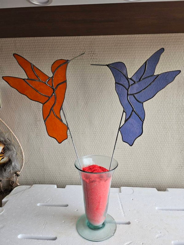 Kolibri, steker en hanger