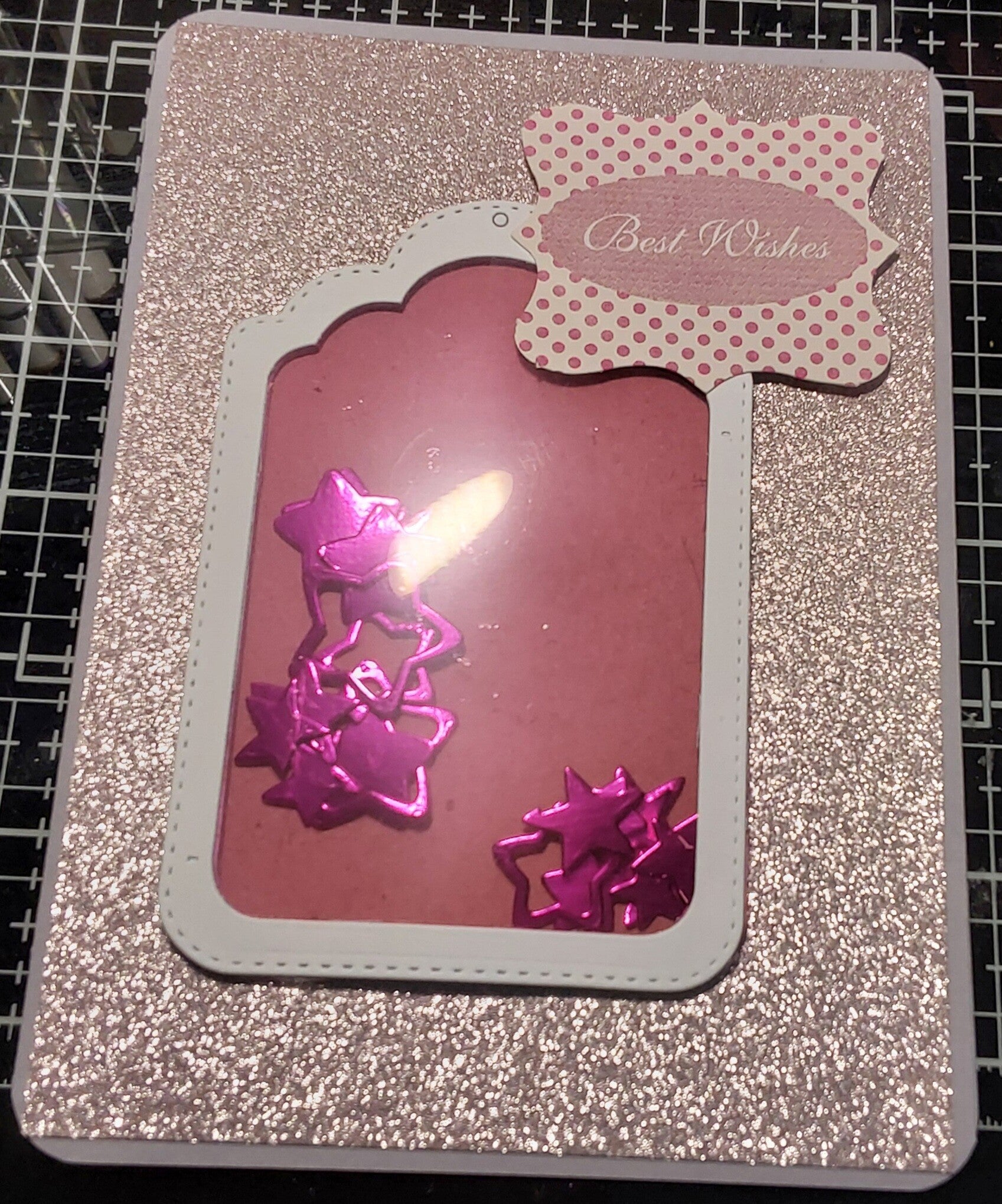 Shaker card 7" x 5"