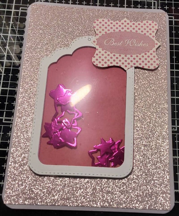 Shaker card 7" x 5"