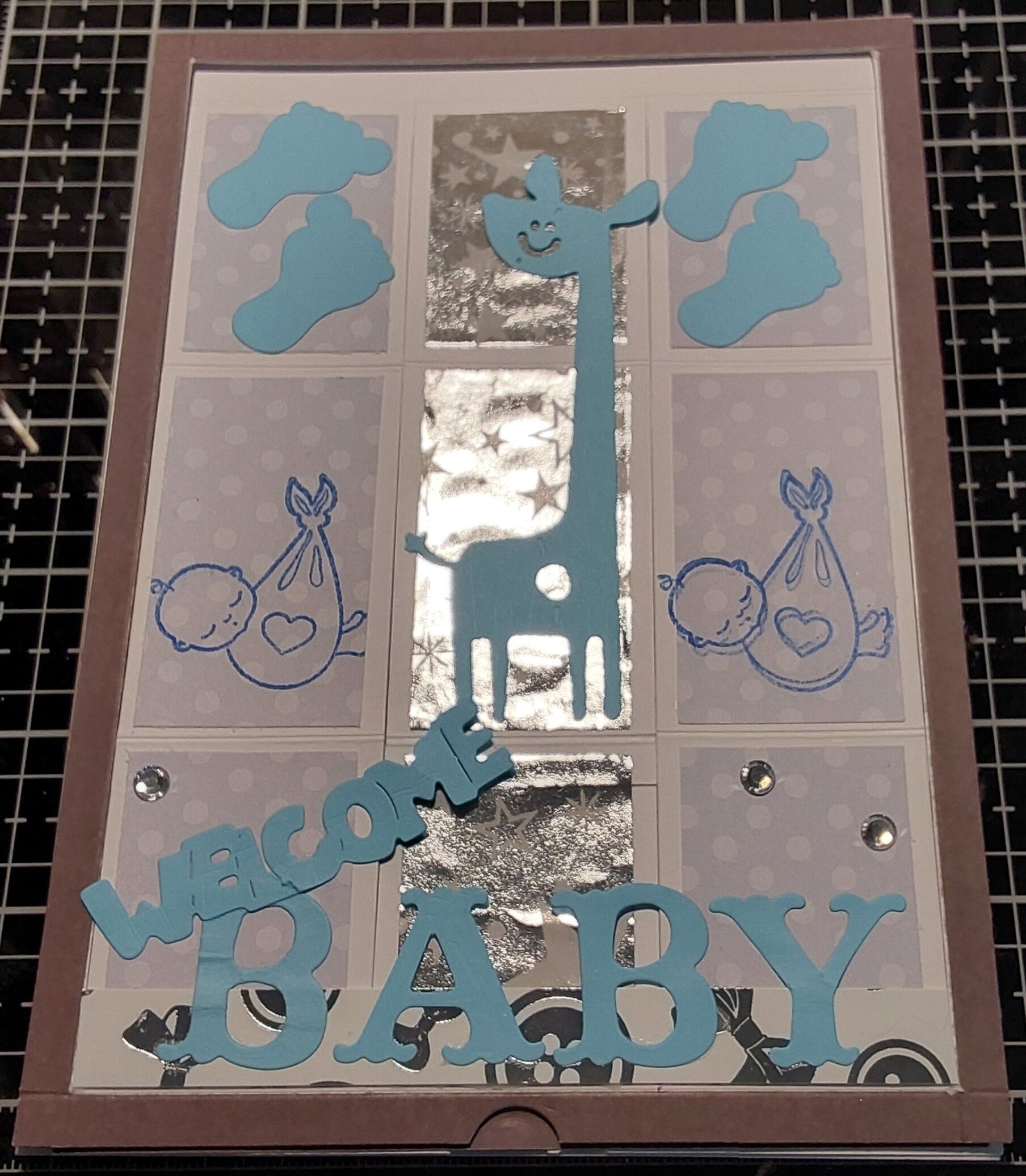 Glide and Slide card 7" x 5"
