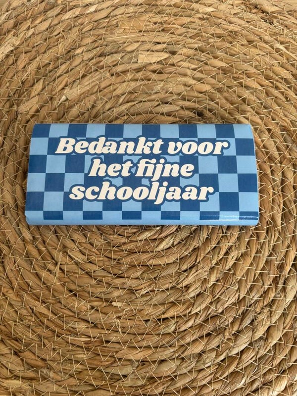 Chocolade reep met wikkel juf/meester