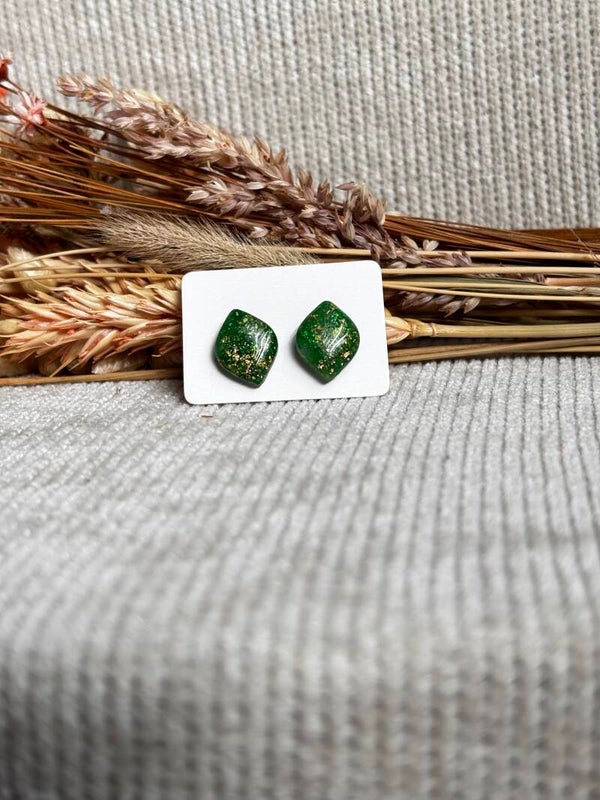 Jade studs