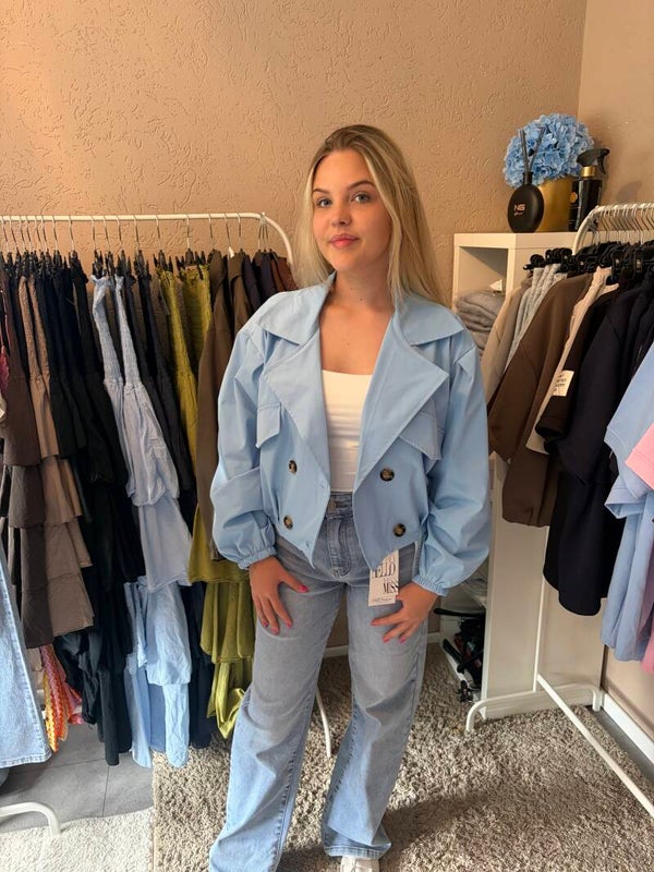 Everyday Bomber Jacket lightbleu
