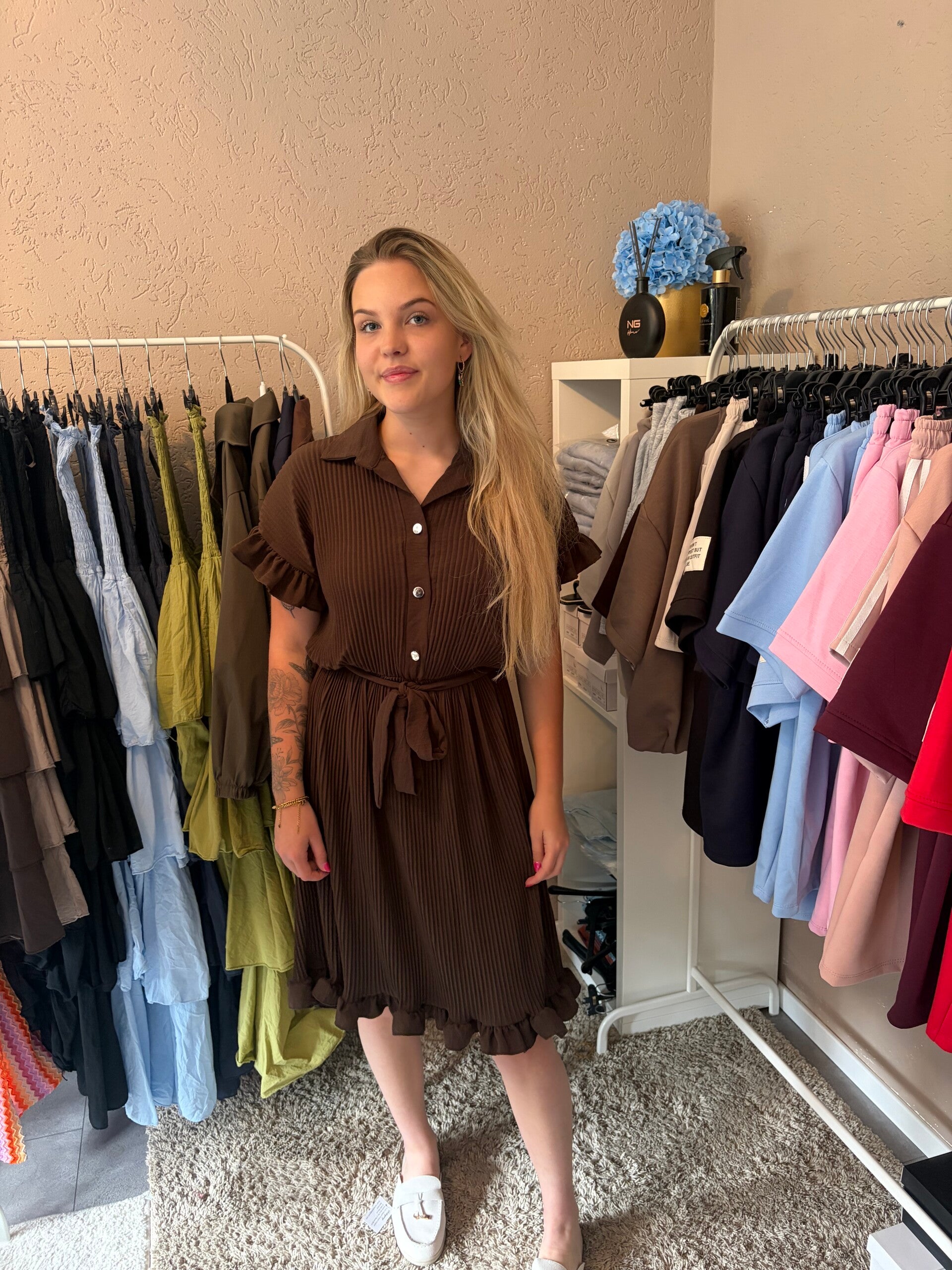 Novea Jurk Bruin
