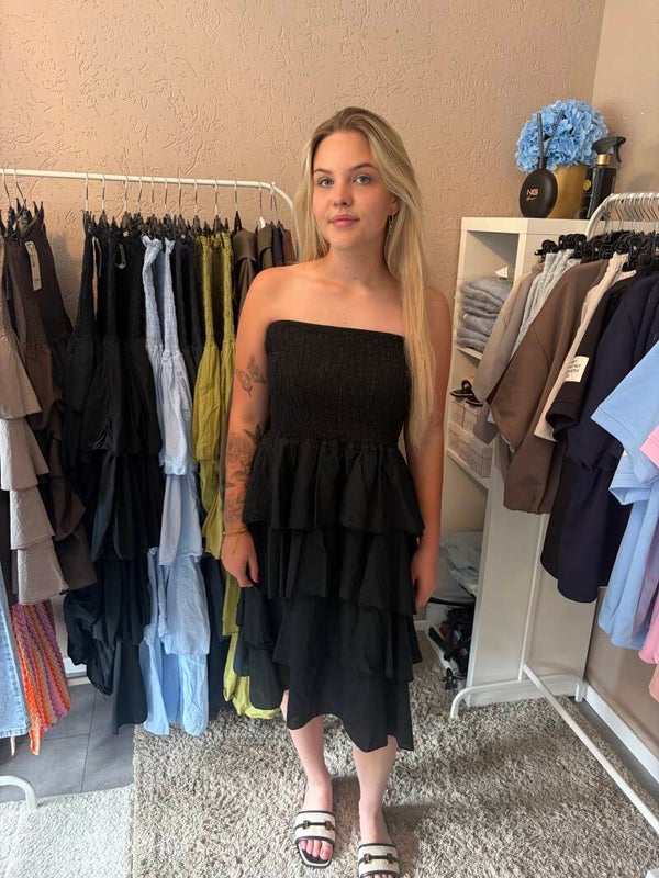 Livia Dress kort Zwart