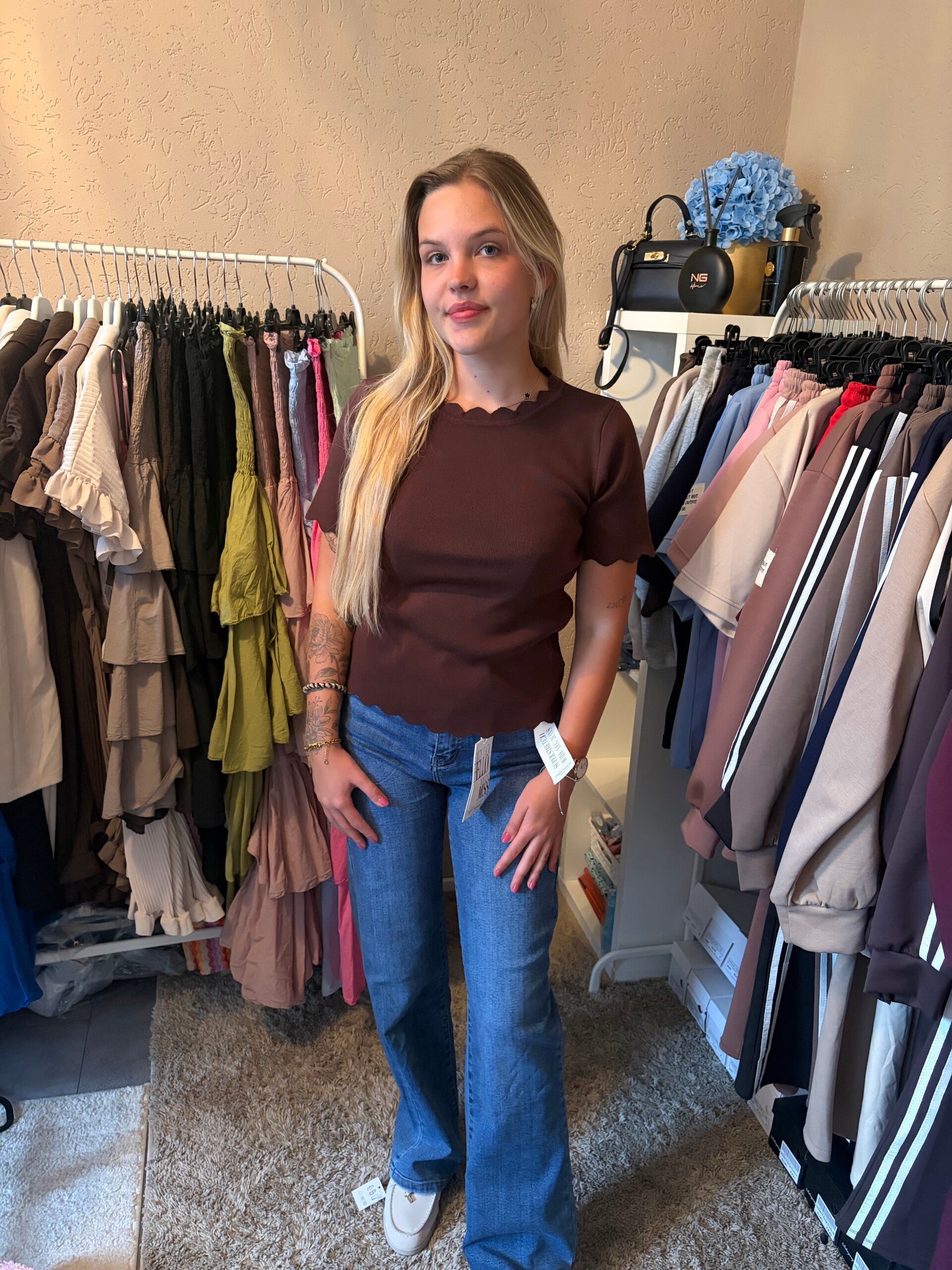 Hello Miss broek Donker Blauw