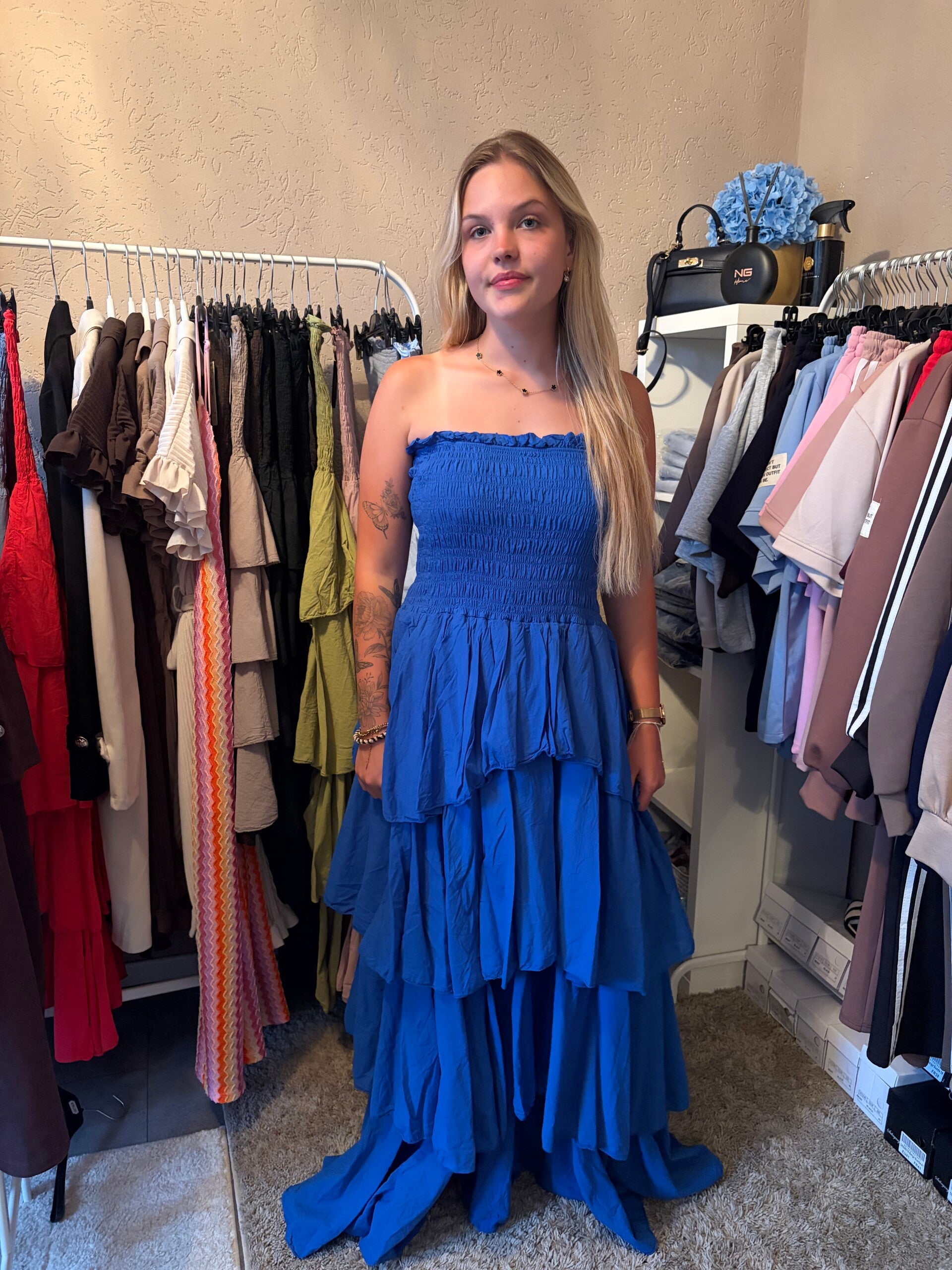 Livia Dress Donkerblauw