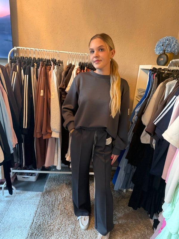 Label set lang grijs