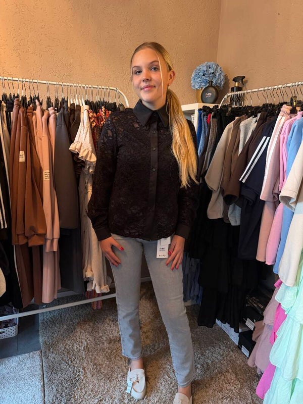 Blouse zwart