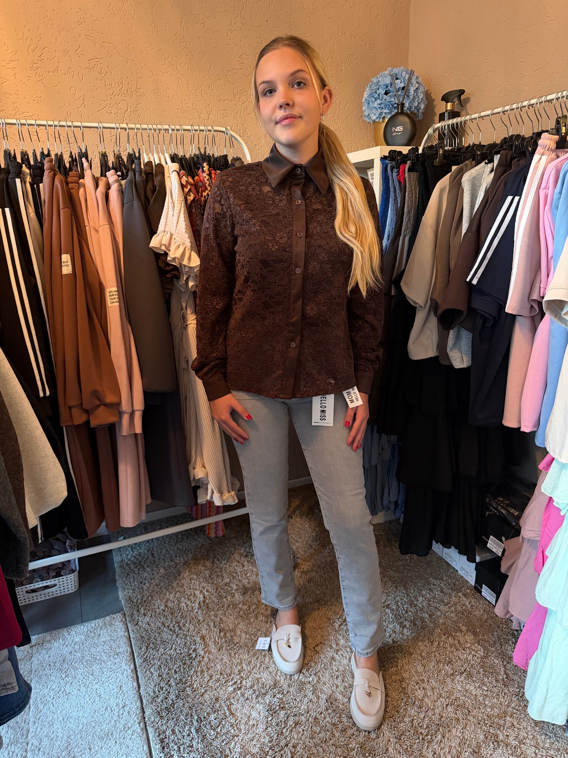 Blouse Bruin