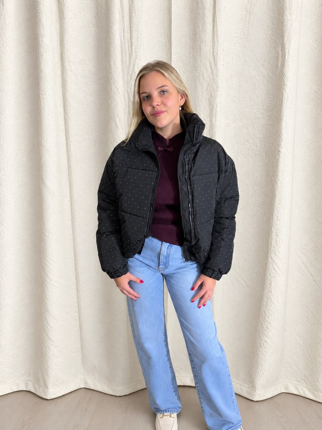 Glitter Jacket Zwart