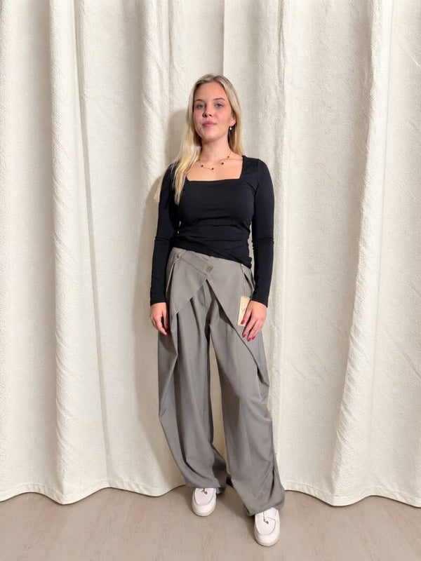 Anna broek Taupe