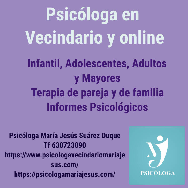 Psicóloga en Vecindario y online