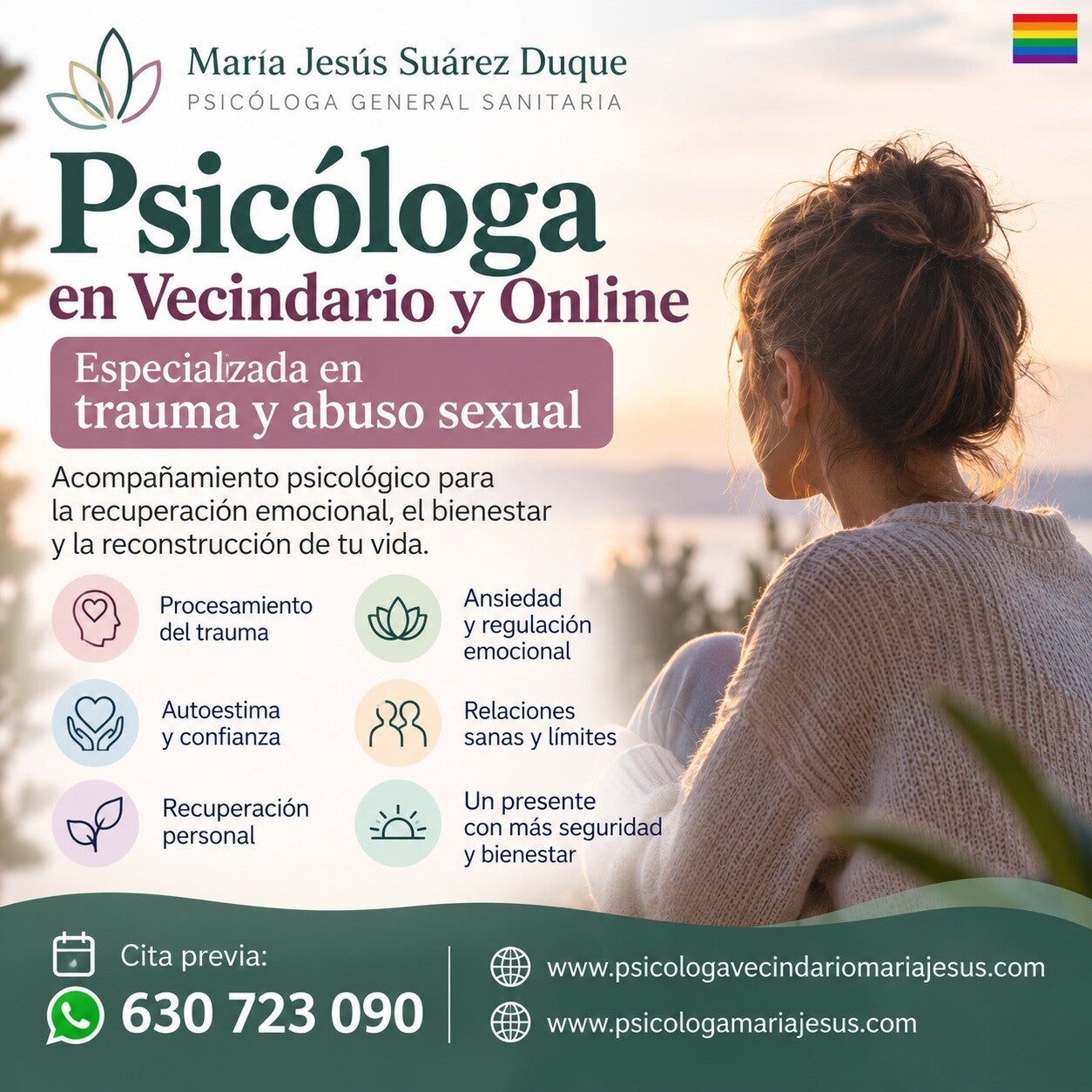 Psicóloga en Vecindario y Online especializada en Trauma y Abuso sexual