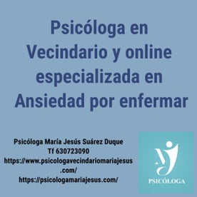 Psicóloga en Vecindario y online para Ansiedad por enfernedad