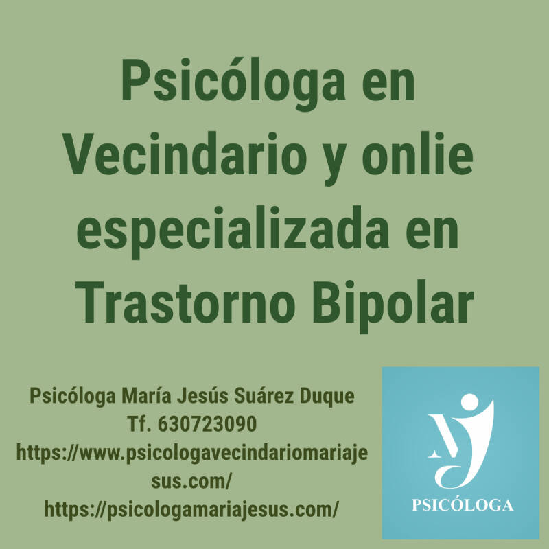Psicóloga en Vecindario y online especializada en Trastorno bipolar