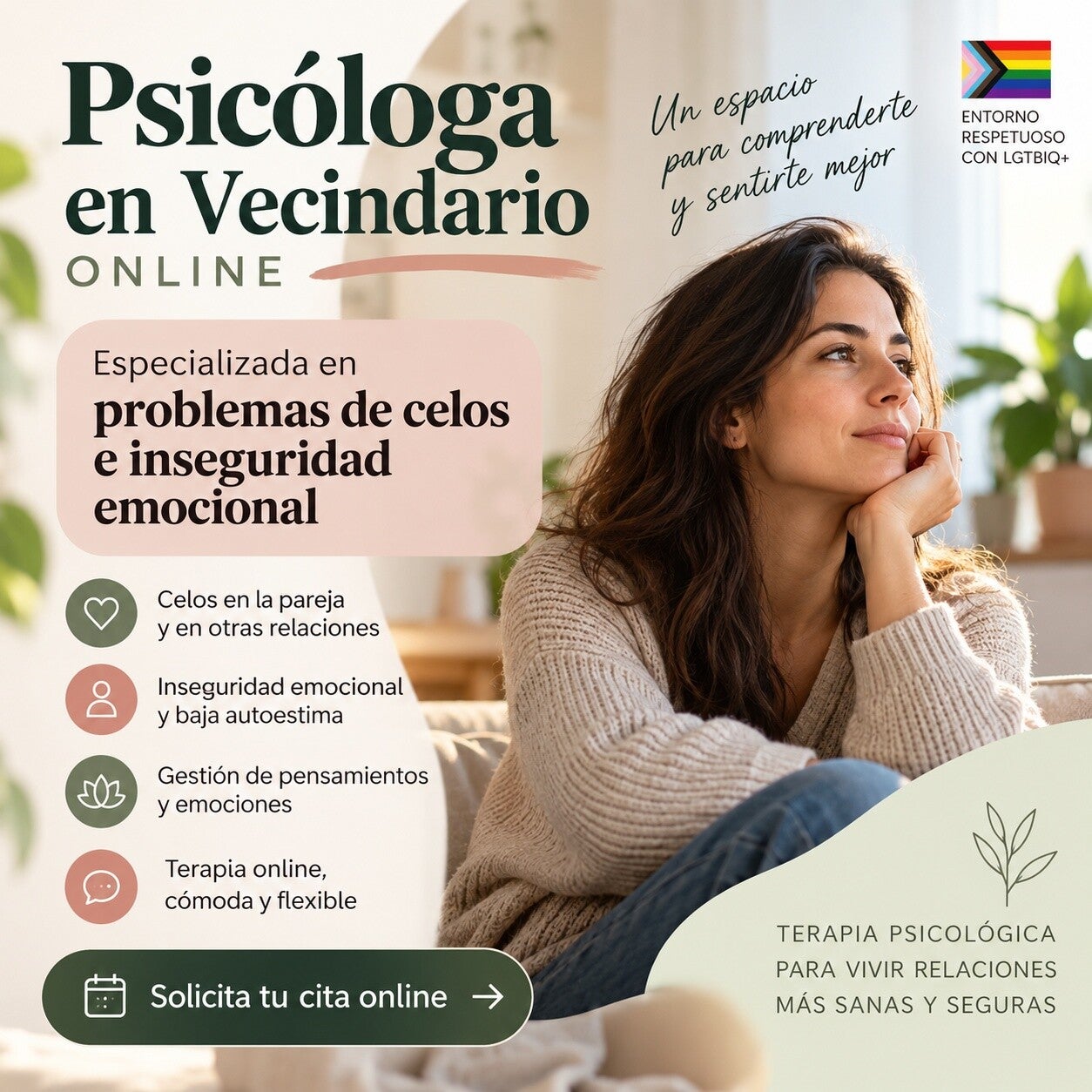 Terapia de pareja en Vecindario y online especializada en Problemas de Celos