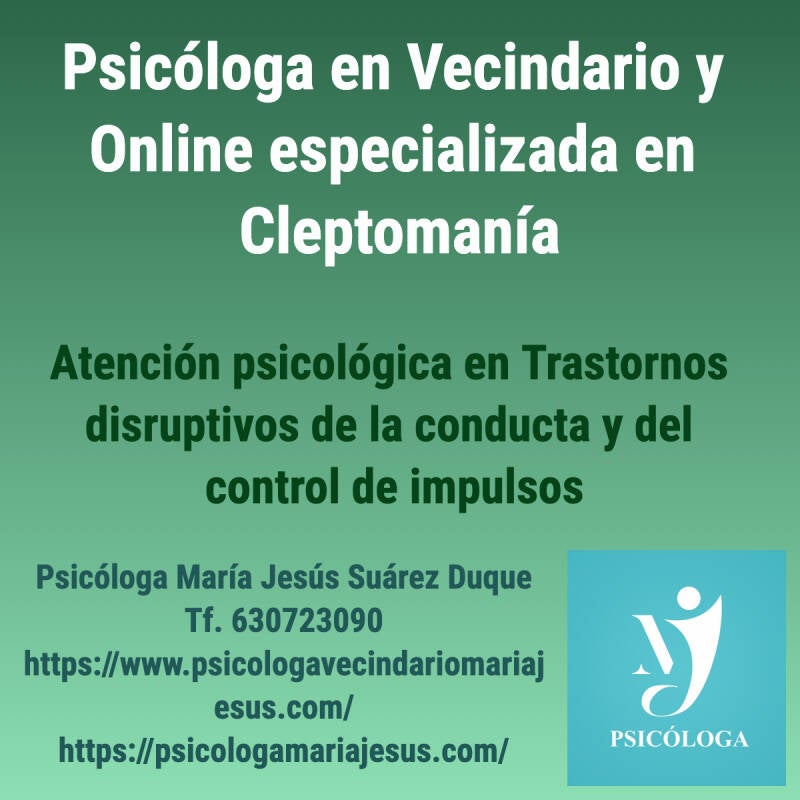Psicóloga en Vecindario y online especializada en Cleptomanía
