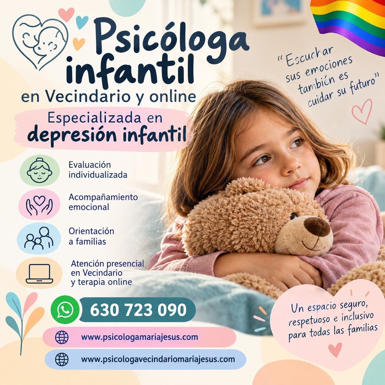Psicóloga infantil en Vecindario especializada en Depresión infantil