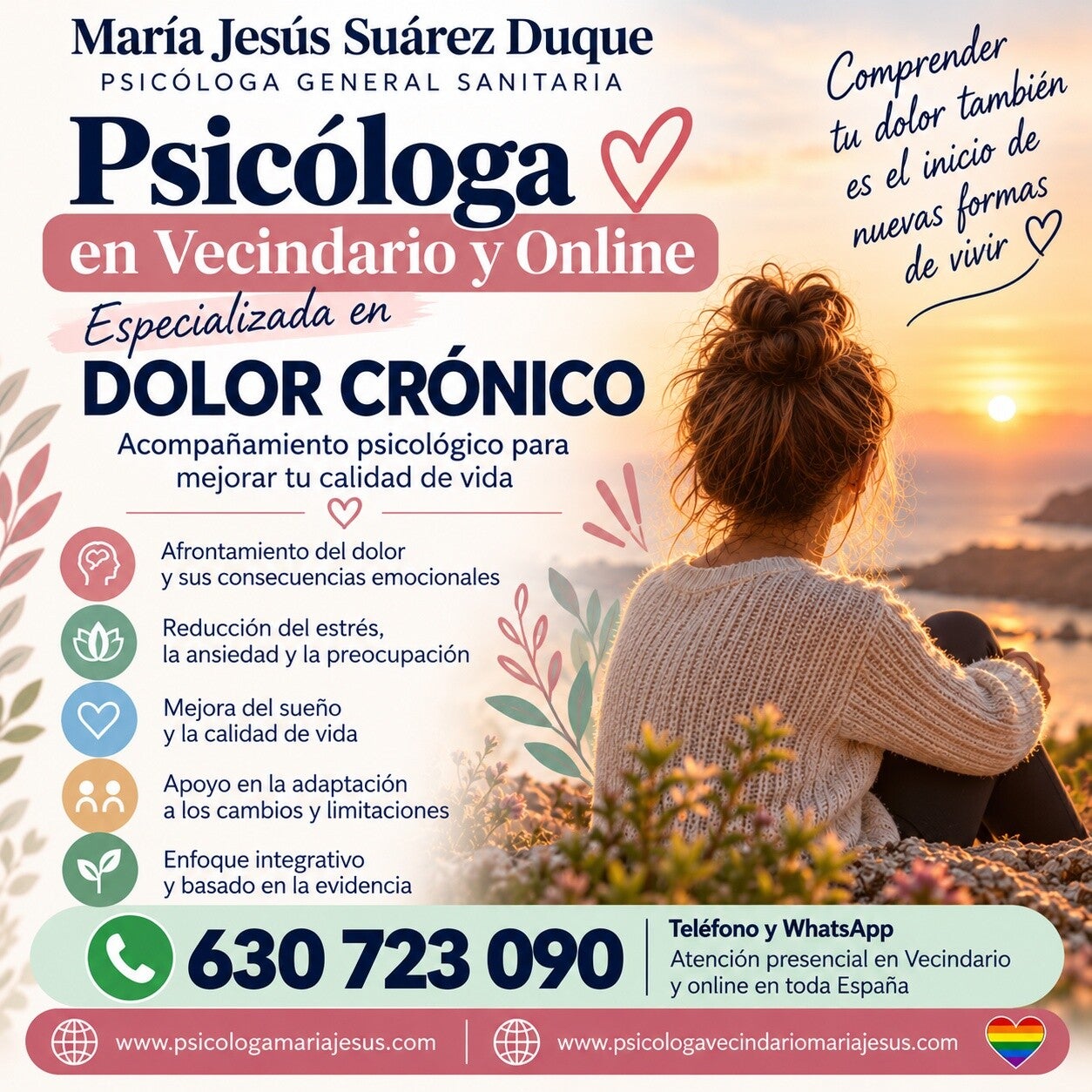 Psicóloga en Vecindario y online especializada en Dolor Crónico