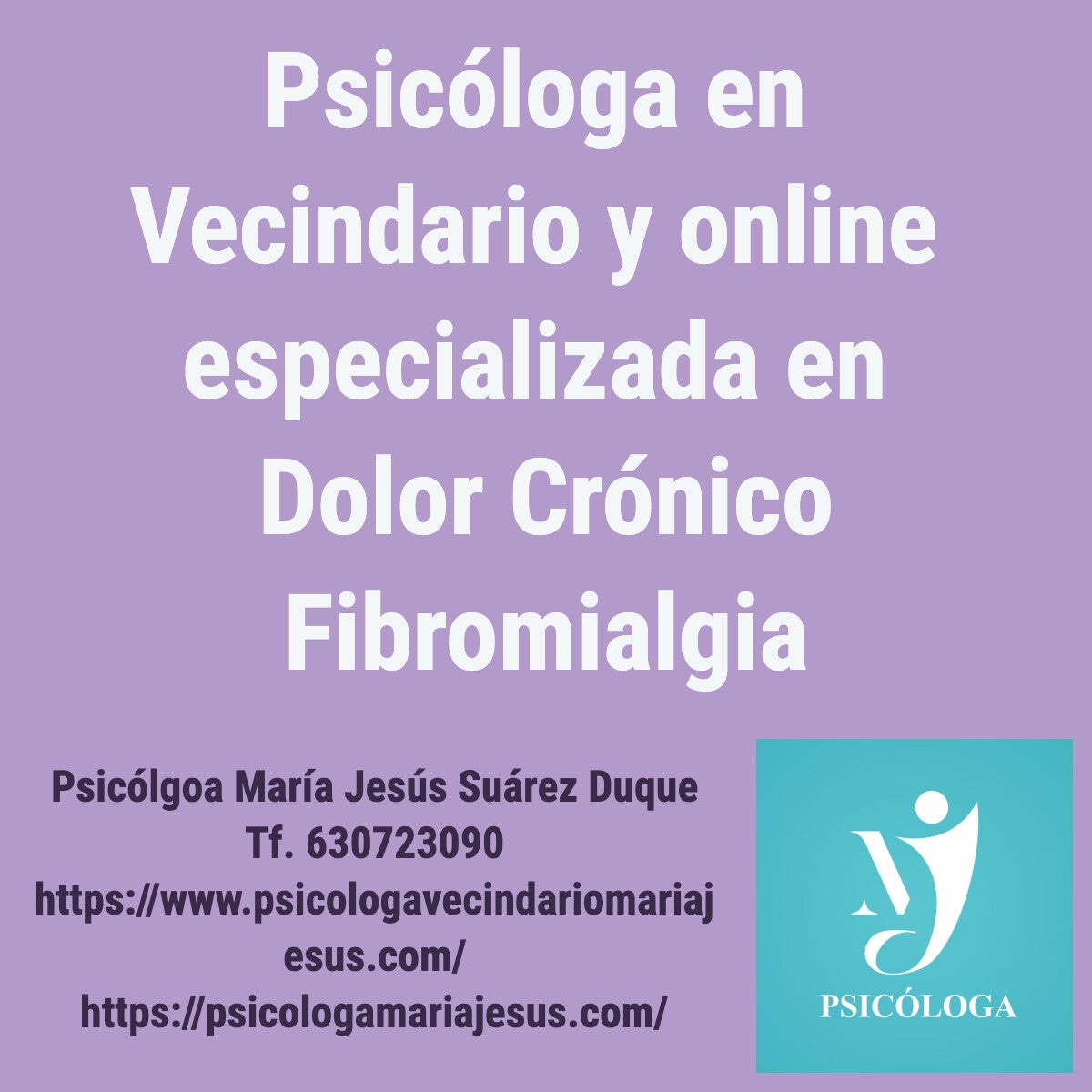 Psicóloga en Vecindario y online especializada en Fibromialgia