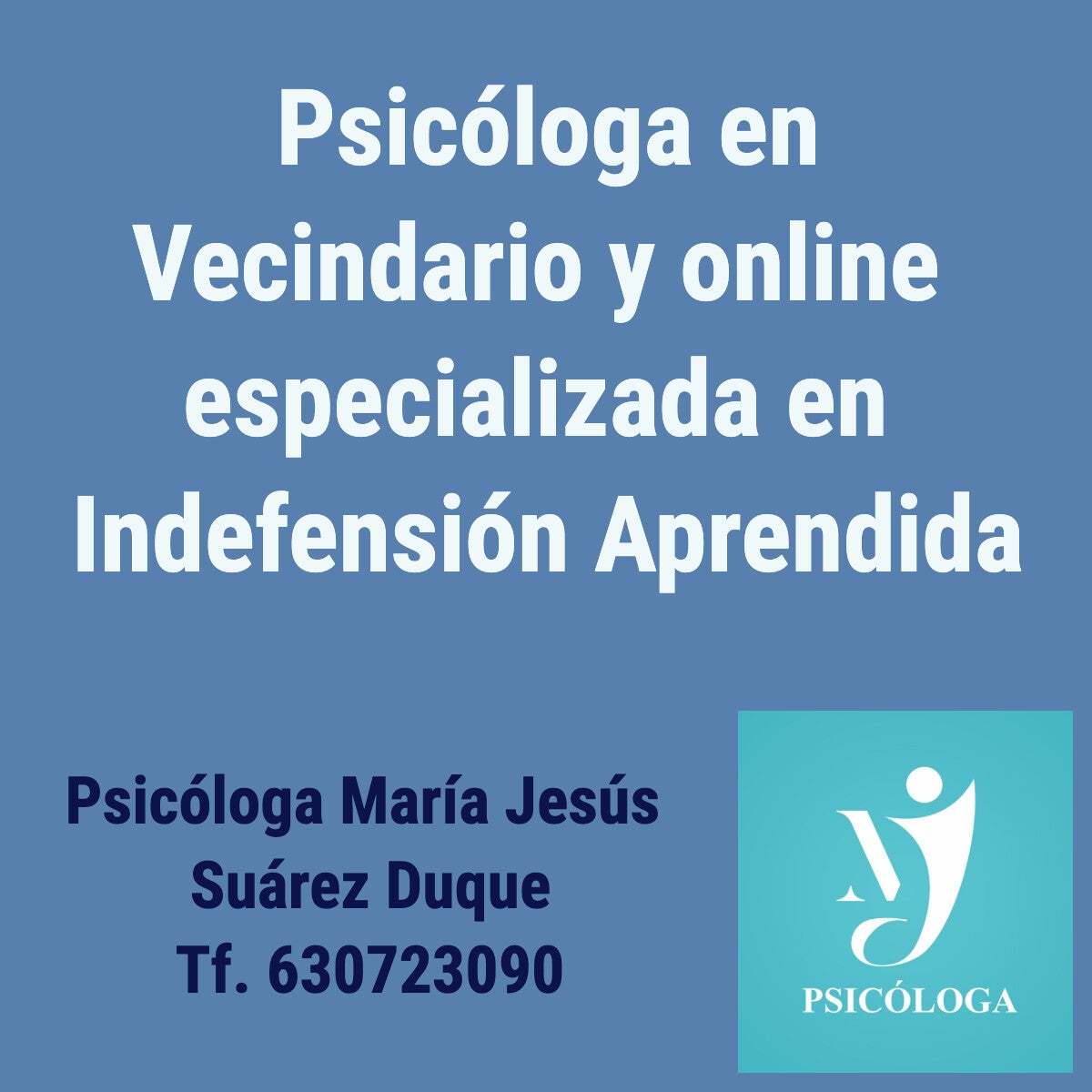 Indefensión aprendida - Psicóloga en Vecindario y online