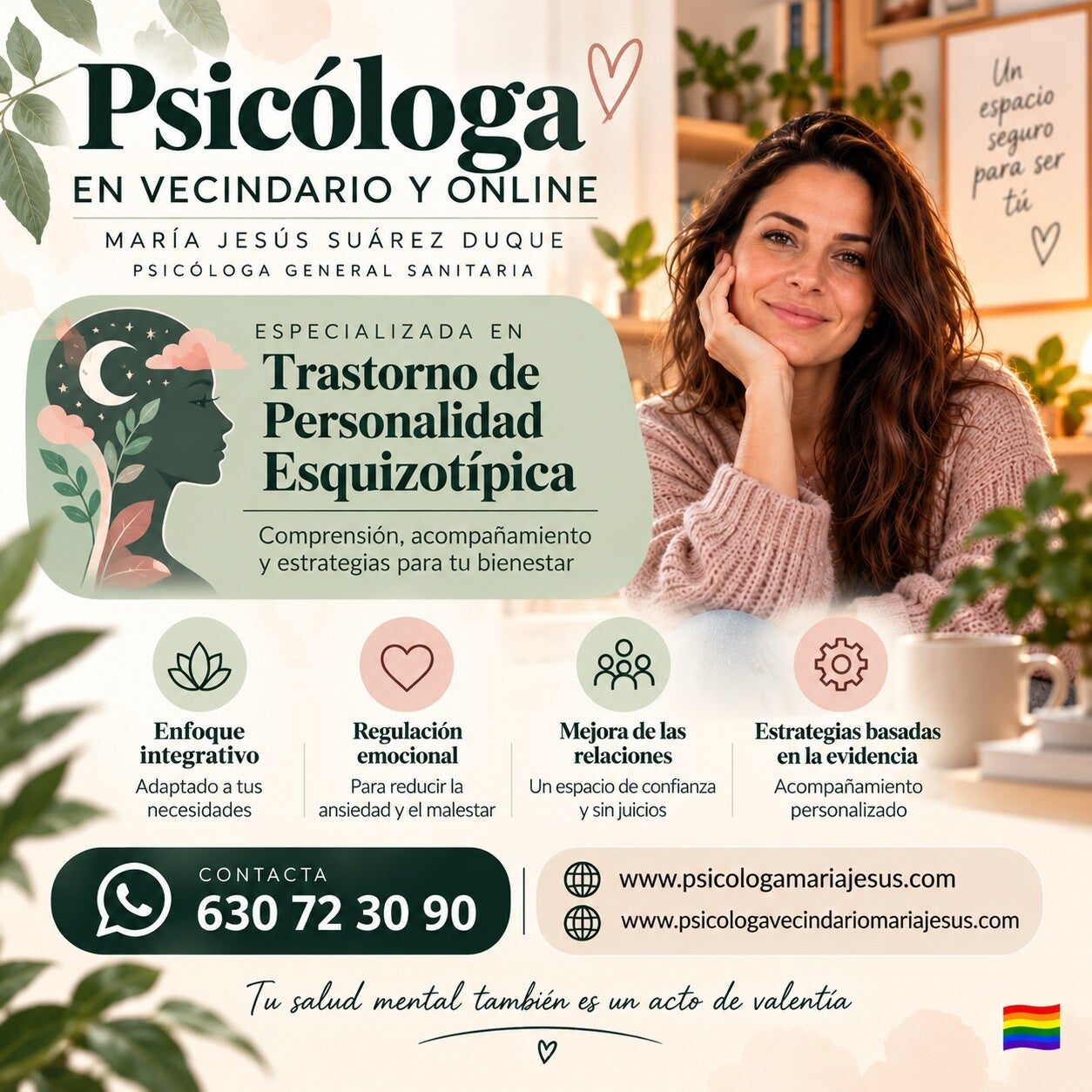 Psicóloga en Vecindario y online especializada en Trastorno de personalidad esquizotípica