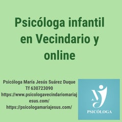 Psicóloga infantil en Vecindario y online