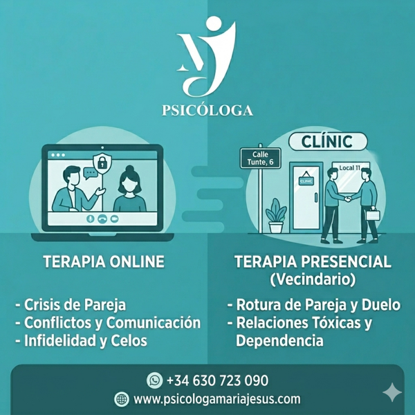Terapia de pareja presencial en Vecindario